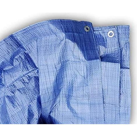 Bâche de sol 4 x 4 m avec anneaux métalliques pour tente hamac pare-soleil portable imperméable toit de voiture léger pour randonnée camping (1/5)