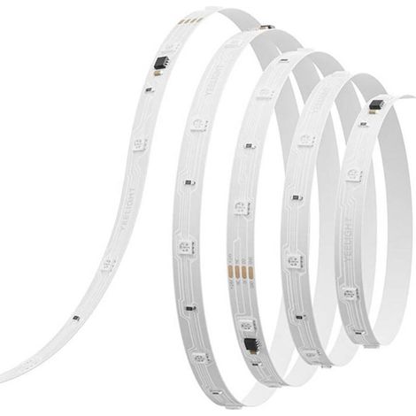 YEELIGHT Tira de luz LED RGBIC inteligente para dormitorio, 216 LED, más de 20 efectos de iluminación, sincronización de música, (1/3)