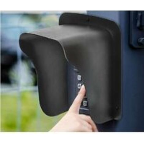Couvercle MéTallique éTanche pour Sonnette, Serrure De Porte, interphone, protection sonnette exterieur pluie ProtèGe L'Appareil du Soleil Et des Gouttes De Pluie zhuoxuan (1/4)