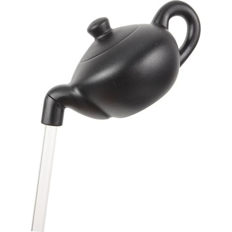 Théière Suspendue Décorative de Table en Plastique Noir, Ornement de Bureau Flux Constant, pour Maison et Bricolage (1/5)