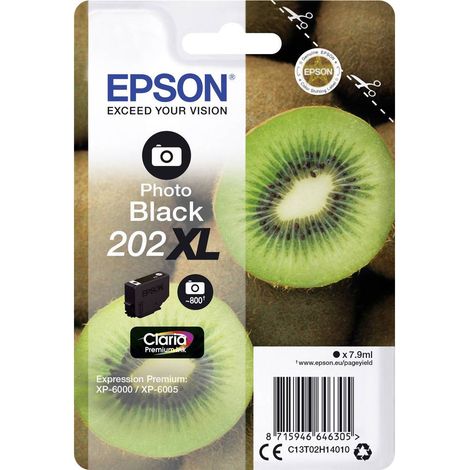 Epson Kiwi Singlepack Photo Black 202XL Claria Premium Ink (1/3)