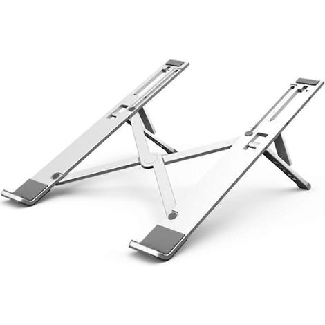 Coolcold Verstellbarer Notebook-Riser aus Aluminium, ergonomischer Laptopständer