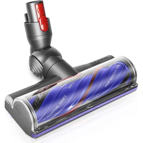 Tête de Brosse pour Dyson V8 V10 V11 V15 Tête Turbo Brosse pour Dyson Pièces Détachées Brosse Turbine Accessoires Electrique Brosse Nettoyage pour Sols Durs et Moquettes (1/4)