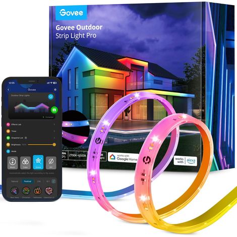 Govee H70A1 tira LED multicolor 10 metros exterior