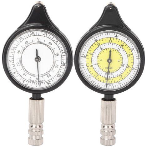 Mini Outdoor Map Measurer Distance Calculator Mapping Tool Metal Wheel (1/5)