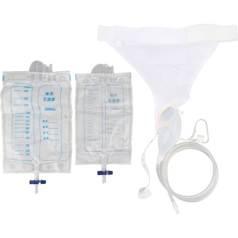 Sac À Urine Pour Homme - En Silicone Médical Souple - Pour Patients Alités Âgés ou Incontinents - 1 Pièce (1/5)