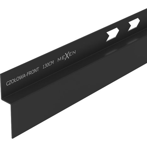 Mexen Line-B listón frontal de ducha 130 cm, negro - 187003130U (1/5)