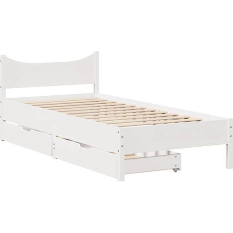 Maison Exclusive - Estructura cama con cajones madera maciza pino