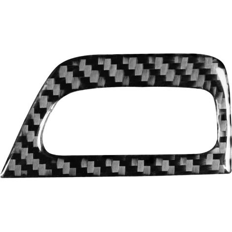 Compatible avec BMW Série 1 E81 E82 E87 E88 2008-2013 en fibre de carbone Accessoires de décoration intérieure de voiture (trou de clé) (1/5)