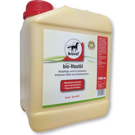 Leovet Bio Hautöl 2500 ml geg Sommerexzem Pferdehaut Exzem Pferdeexzem Exzemer (1/3)