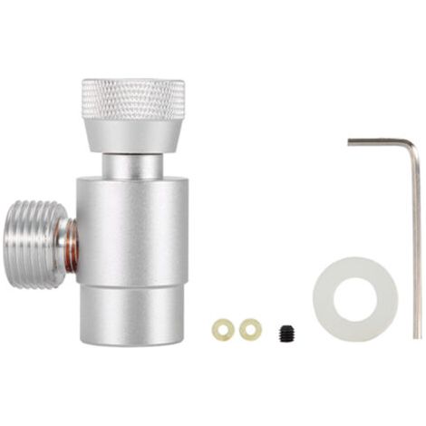 Kit de connecteur adaptateur recharge CO2 pour SodaStream – Métal durable – Compatible avec toutes les valves – Facile à installer