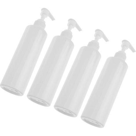 4 Pièces Flacon Pompe à Vis 250ml en Plastique, Portable (1/5)