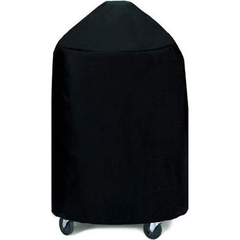 Gartenmöbelabdeckung 58x77, wasserdichte Terrassenmöbelabdeckung, Grillabdeckung, robuste wasserdichte Outdoor-Abdeckung aus Polyester, Würfelform (Farbe: Schwarz, Größe: 58x77 cm)
