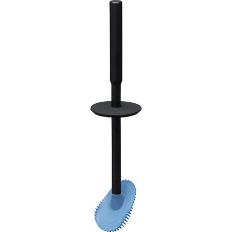 Brosse WC Flexible Noir, 86x86x400mm (1/5)