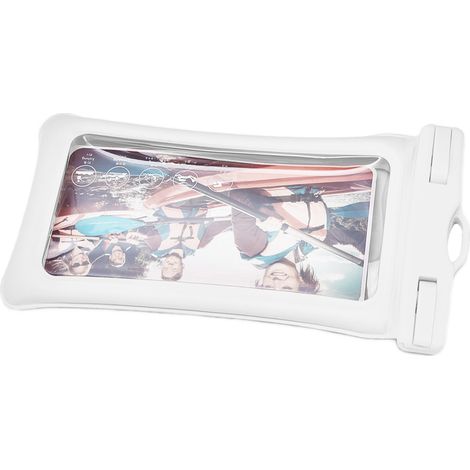 Étui de téléphone universel flottant et étanche en TPU avec cordon pour téléphones de moins de 7,2 pouces (blanc) (1/5)