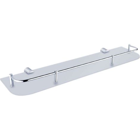 Nimco Bormo - Ablagefläche, Länge 50 cm, mattiertes Glas/Chrom BR 11091AX-50-26