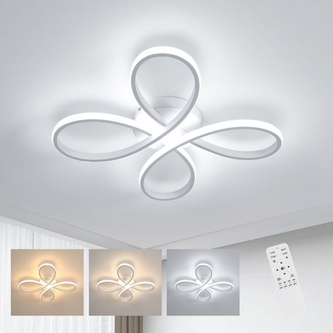Plafonnier LED 40W 4500LM, Luminaire LED Dimmable avec Télécommande (1/5)
