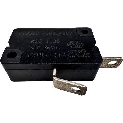 JIABEN MSB-1135 Mikroschalter 36VDC 35A 2Pin Schalter für Akku Hobel uvm. (1/5)