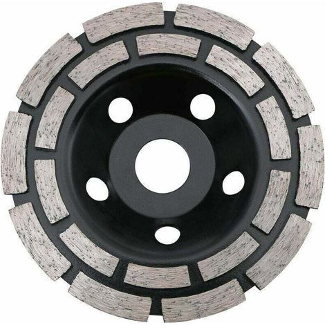 Disque diamanté 125 mm pour le ponçage du béton, disque diamanté universel pour le ponçage du béton, de la pierre, du granit, des pavés et de la maçonnerie, usage universel 56Vingt (1/4)