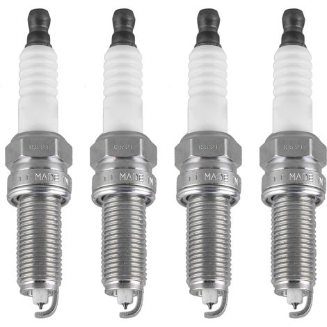 Lot de 4 bougies d'allumage Iraurita 18846‑11070 compatibles avec Hyundai Azera/Elantra/Genesis (1/5)