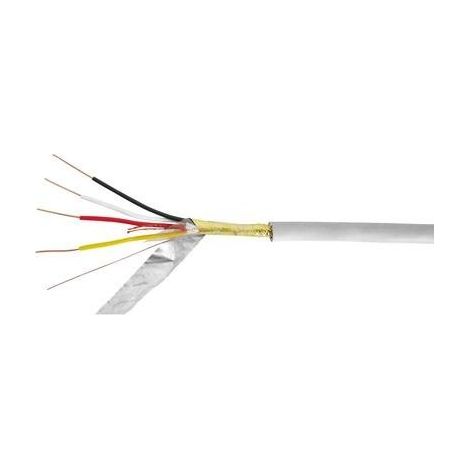 VOKA Kabelwerk JYSTY2X2X08 Cavo per telefono J-Y(ST)Y 2 x 2 x 0.80 mm Grigio (RAL 7032) 100 m (1/2)