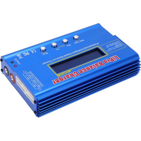 Chargeur d'équilibrage multifonctionnel 80 W avec prise américaine 100-240 V B6 et connecteur XT60 pour modèles d'avions
