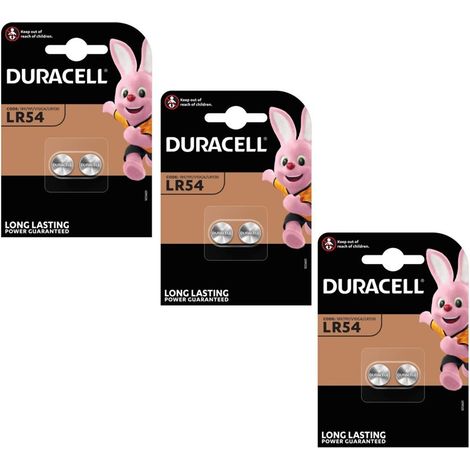 .Duracell - Pile spéciale appareils électroniques - LR54 Grand Blister x2.