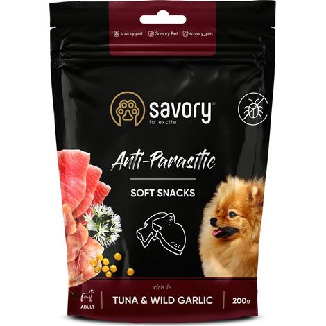 Golosina sabrosa para perros adultos de atún contra parásitos 200 g (1/5)