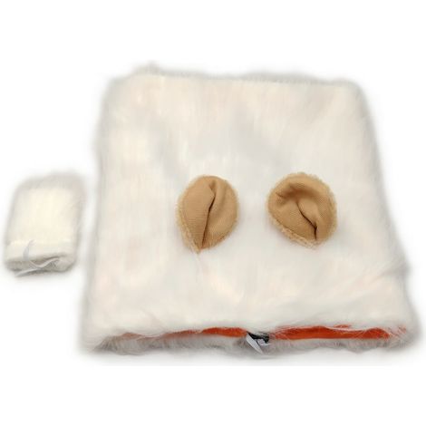 Déguisement lion pour animaux blanc L x 3 modèle 60