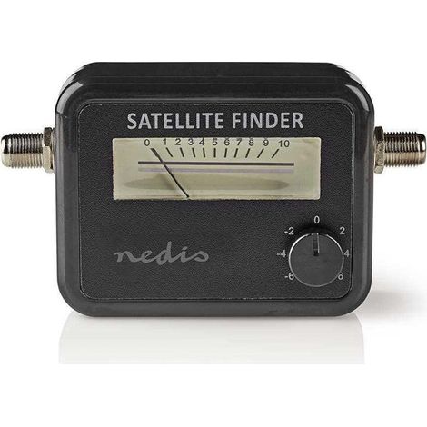 Nedis Indicador de potencia de señal satelital negro retroiluminado