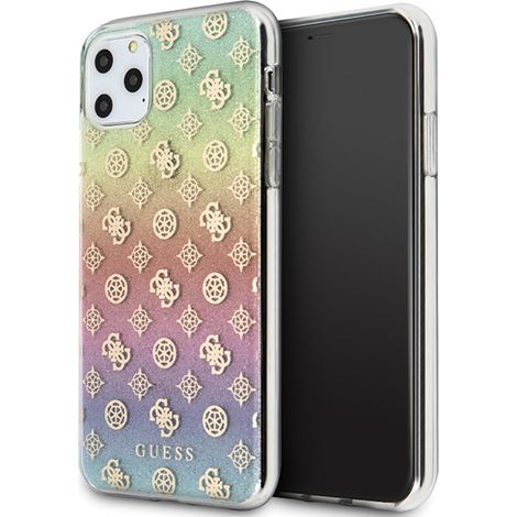 Hülle für iPhone 11 Pro Max Guess Iridescent 4G Peony Multicolor (1/5)
