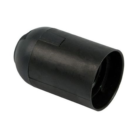FME Portalampada E27 Liscia Nero