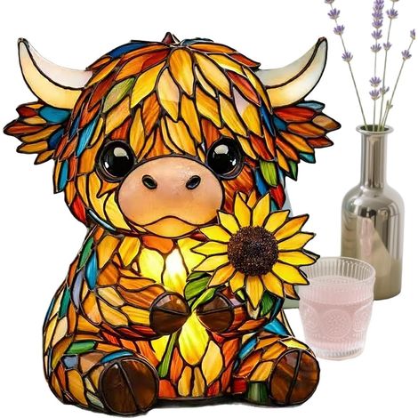 Veilleuse Mignonne Veilleuse En Forme De Vache À Ambiance (1/5)