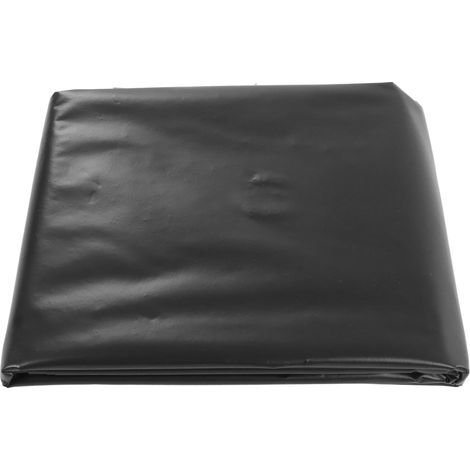 Teichfolie, flexibles PE-Material, schwarze Fischteichfolie, leicht zuschneidbare Unterlage für Koi-Karpfenteiche, Bachläufe, Springbrunnen und Wasserfälle (3,5 m) (1/4)