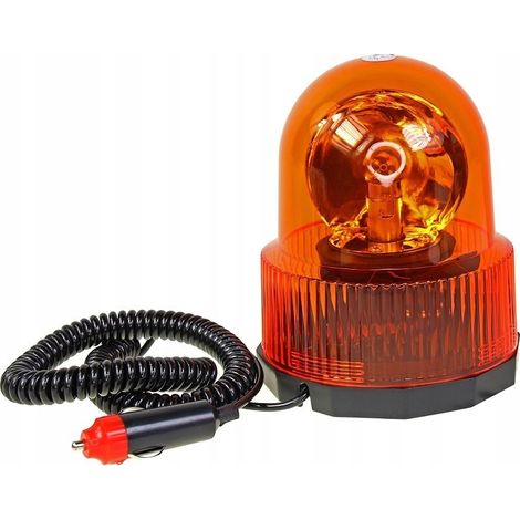 SPIA DI SEGNALAZIONE MAGNETICA DA 12 V, ALLOGGIAMENTO RINFORZATO, LAMPEGGIANTE E9