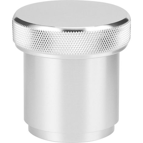 Bouchon de réservoir carburant eau aluminium alliage soudé col remplissage 38mm intérieur pièces auto tuning argent (1/5)