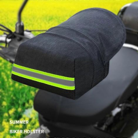 Gants de guidon de moto, gants d'été coupe-vent, protège-mains pour vélo électrique, respirants (1/4)