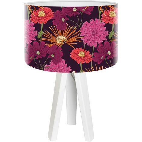 Lampe de chevet bothanica foto-029 - Blanc, violet