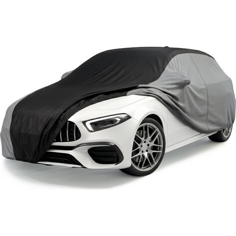 Housse de voiture Indoor Eco, bâche complet pour l'interieur taille 4 Break noir (1/5)