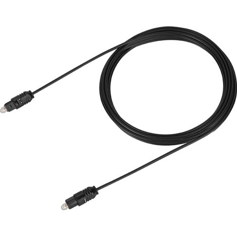 Câble Audio Optique Numérique OD2.2mm pour Connexion TosLink, DVD, MD - Longueur 3.0m (1/5)