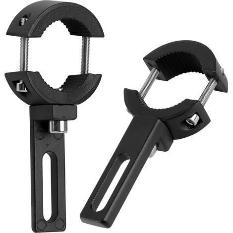 2 Supports Universaux Réglables pour Feux Additionnels Moto - Montage sur Tube pour Barres LED/Anti-Brouillard - Compatible ATV, 4x4 et Camions (1/5)
