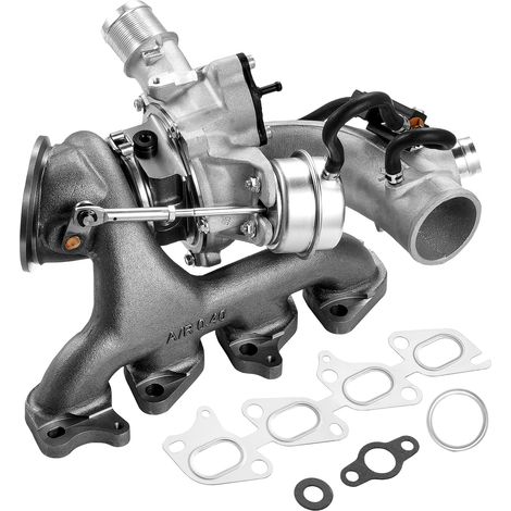 VEVOR Turbocompresseur avec Kit de Joints et Electrovanne, Turbo pour Moteur de Voiture, Compatible avec Chevy Chevrolet Cruze 2011-2019, 1,4T, 781504-5001S, 781504-0005, 55565353, 781504-0001, 860156