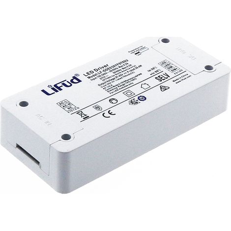 Lifud Driver Dimmable 1-10V Sortie 27-40V Dc 30W LF-GDE030YF - Ledme - LF-GDE030YF (1/2)