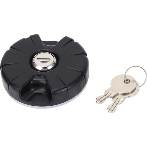 Ortviai Bouchon d’entrée d’eau pour camping-car rond, verrouillable, résistant aux UV avec joint étanche et 2 clés (1/5)