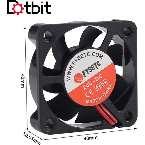 3D printer accessory: Tuozhu A1/A1mini extruder motor cooling fan 4010 24V (1/4)