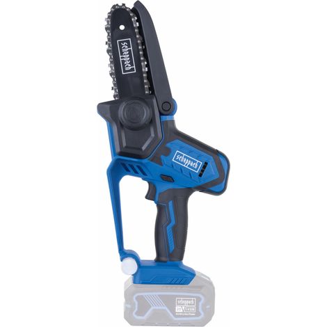 Scheppach Scie de jardin sans fil C-SP100-X - série 20V IXES - longueur de coupe max 127 mm - vitesse de coupe 4,8 m/s - vendue sans batterie ni chargeur (1/5)