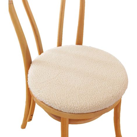 Coussins de chaise ronds antidérapants pour chaises salle à une : (1/5)