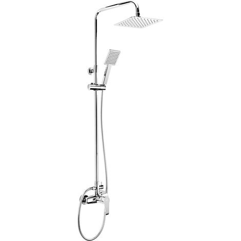 Deante Conjunto de ducha moderno cromo brillante 200 mm (1/3)