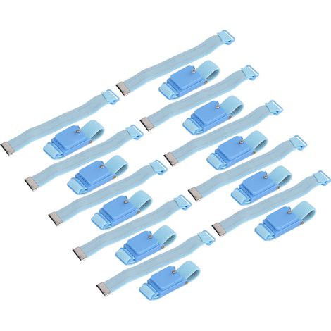 10 Bandes Élastiques Antistatiques pour Outils, Serrage Fort et Réglable sans Fil (1/5)