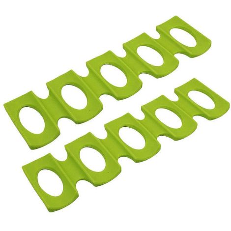 Lot de 2 supports à bière en silicone, organisateur de bouteilles de vin, porte-bouteilles, tapis empilable durable pour boissons, idéal pour la maison, les fêtes, le réfrigérateur et le bar (vert)-30